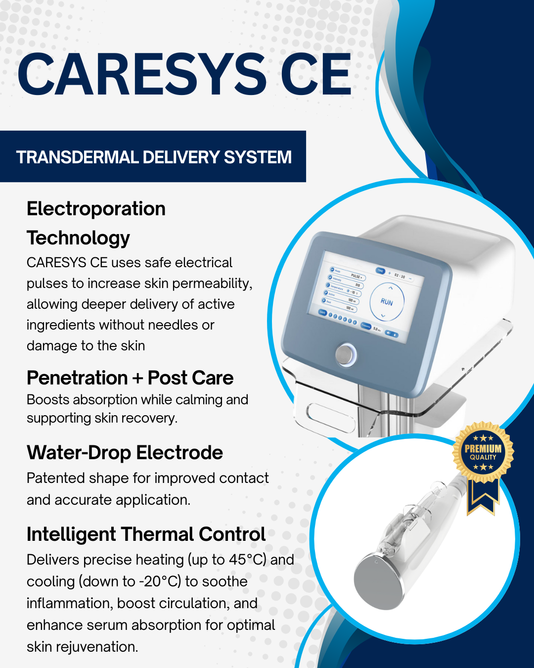 Specially designed for sensitive skin Hot Cold Hammer Skin Facial Machine Cryo Heat Electroporation Device Tightening Beauty Cooling Electroporation Machine - Professional RF Microneedle / Collagen Gun equipment by SMIO