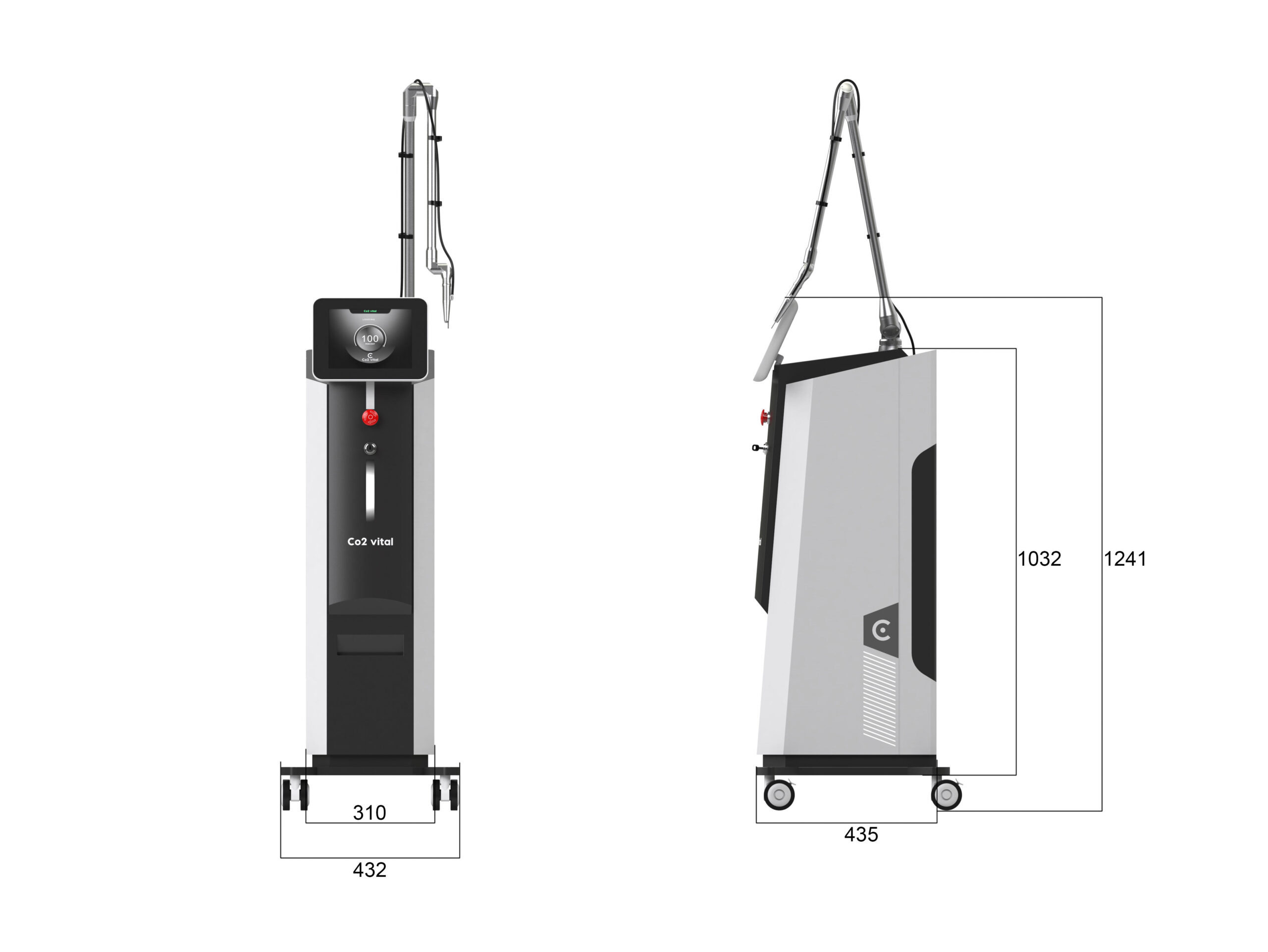 Picosecond Pico YAG Laser Machine Tattoo Removal Stationary Salon Use Adjustable Spot Size 2-10mm Energy Beauty Equipment - Professional Picosecond / CO2 / Nd:YAG Laser equipment by SMIO