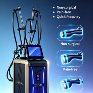 Onda Lifting Freeze Wave Vacuum ABS Waterproof Beauty Device Soap Fat Reduction Machine with Skin Tightening CoolWave Technology - Professional EMS Body Sculpting equipment by SMIO