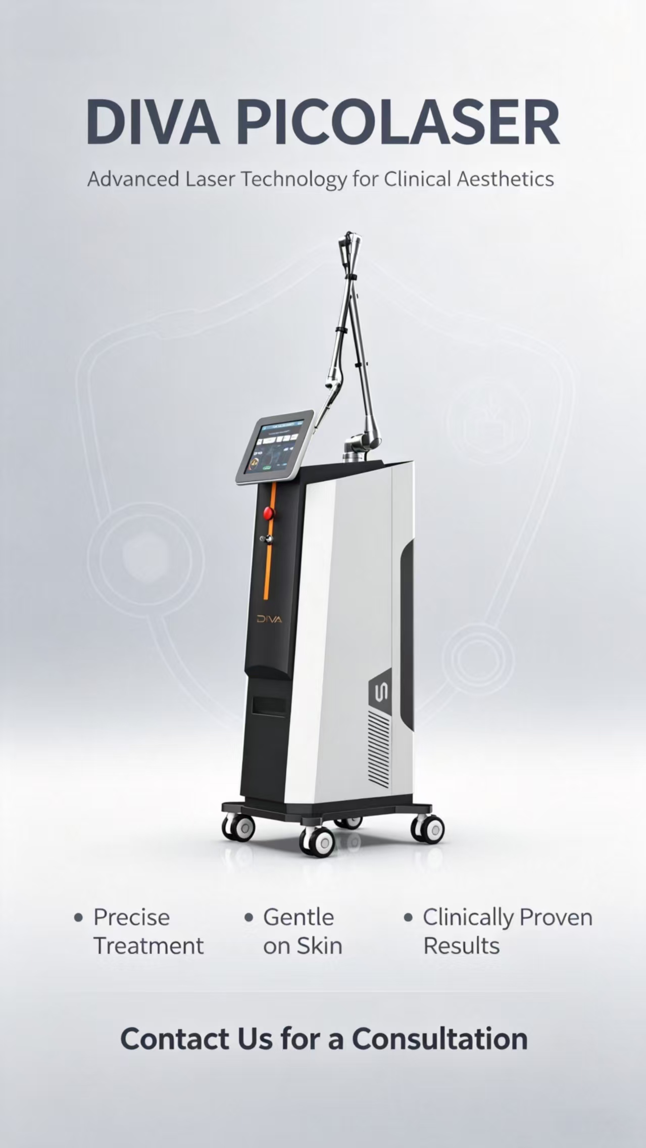 Picosecond Pico YAG Laser Machine Tattoo Removal Stationary Salon Use Adjustable Spot Size 2-10mm Energy Beauty Equipment - Professional Picosecond / CO2 / Nd:YAG Laser equipment by SMIO