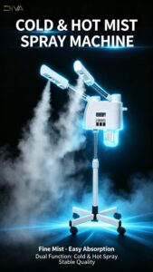 Cold and Hot Double Spray Face Steamer Refreshing Skin Care Deep Cleaning Face Steamer