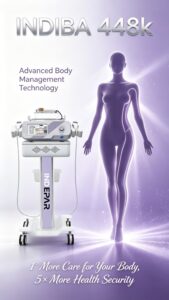 INDIBA 448 Khz Rf Tecar Therapy Ret Cet Rf Radio Frequency 448 K Monopolar Physiotherapy Physio Tecar Therapy Machine