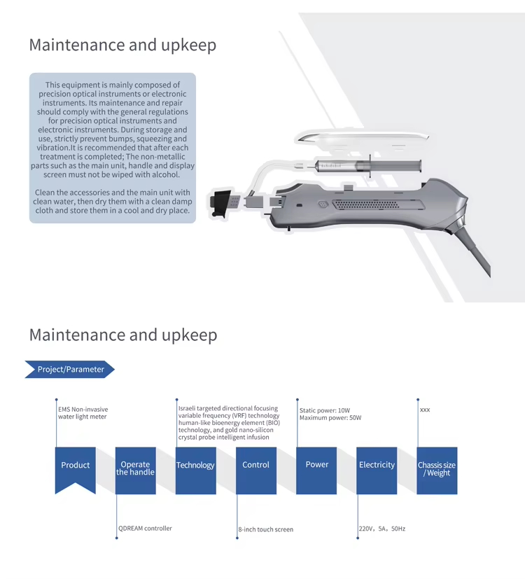 Nano Crystal Micro-Needling RF Skin Rejuvenation Machine for Pigmentation Pores Wrinkles Hydration - Professional RF Microneedle / Collagen Gun equipment by SMIO