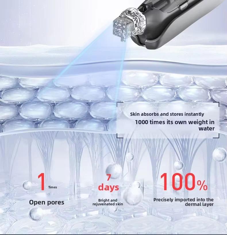 Mesotherapy Injector Nanoparticle Needle-Free Mesogun Mesotherapy Injector Mesogun Injector Skin Regeneration - Professional RF Microneedle / Collagen Gun equipment by SMIO