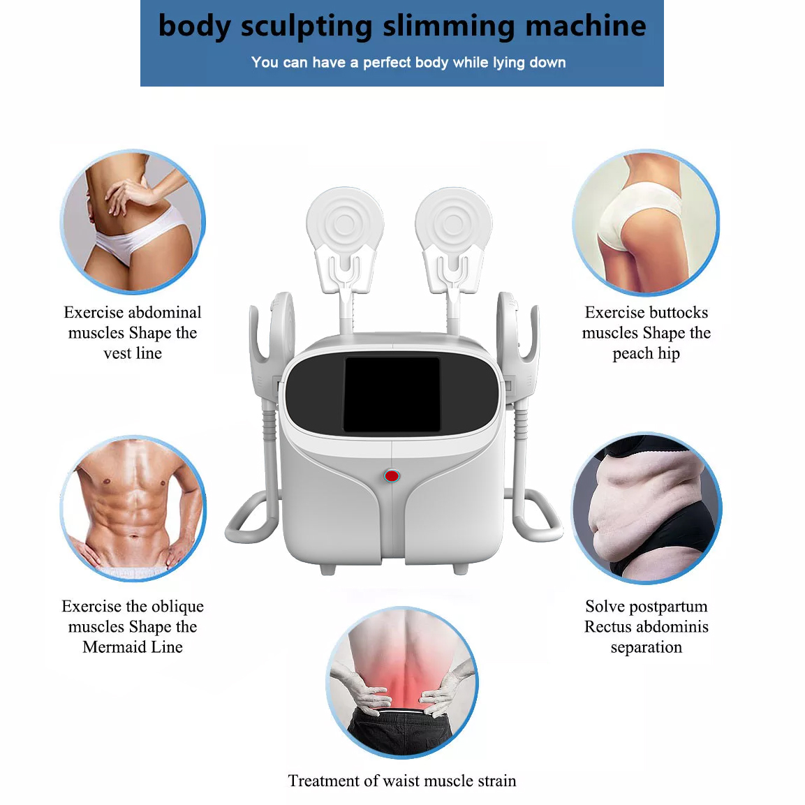 4手柄EMS - SMIO #152 - Professional EMS Body Sculpting equipment by SMIO