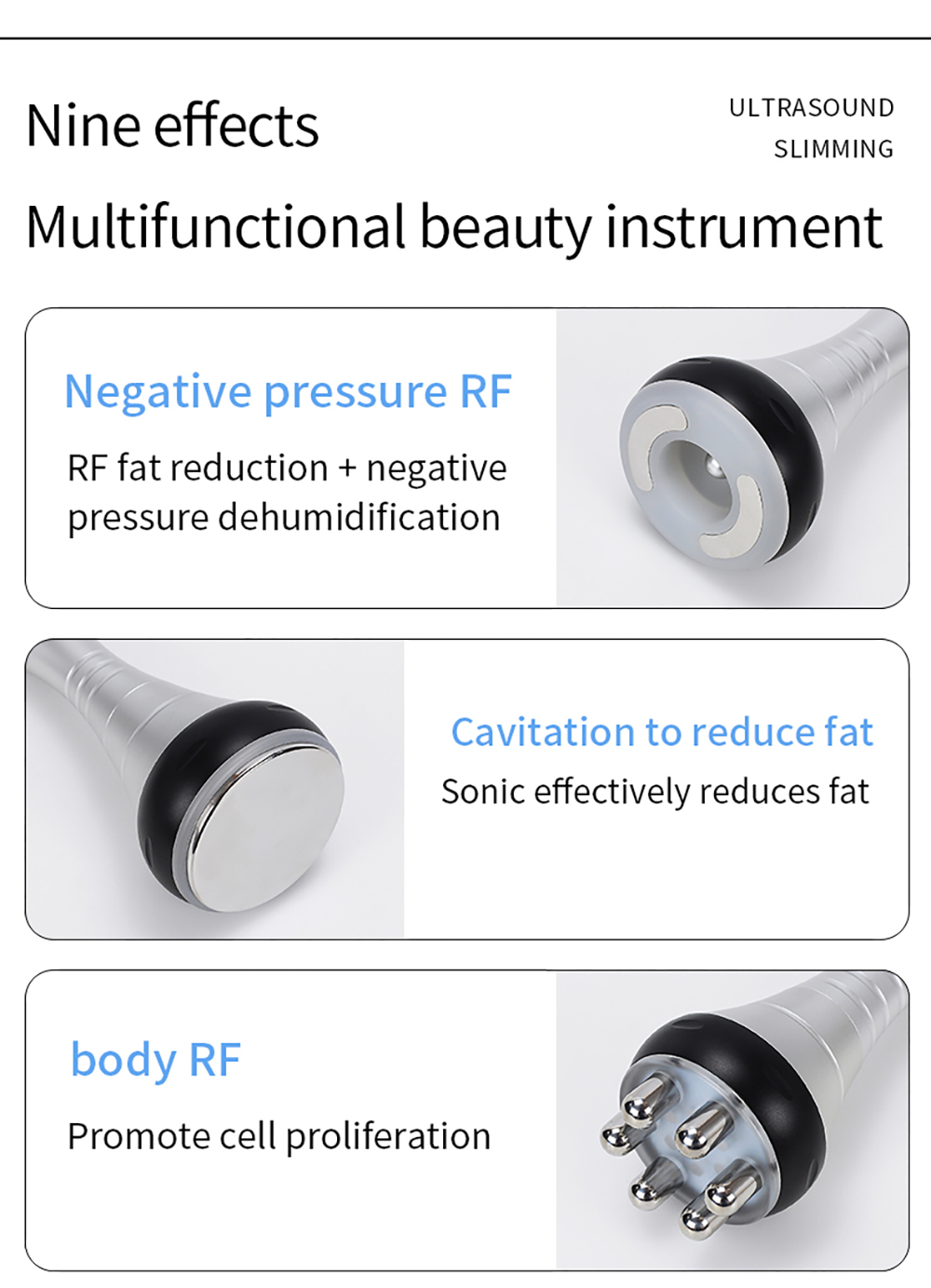 9合1 减肥机 - SMIO #166 - Professional Body Sculpting / Fat Reduction equipment by SMIO