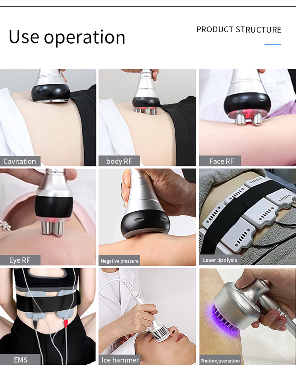 9合1 减肥机 - SMIO #166 - Professional Body Sculpting / Fat Reduction equipment by SMIO