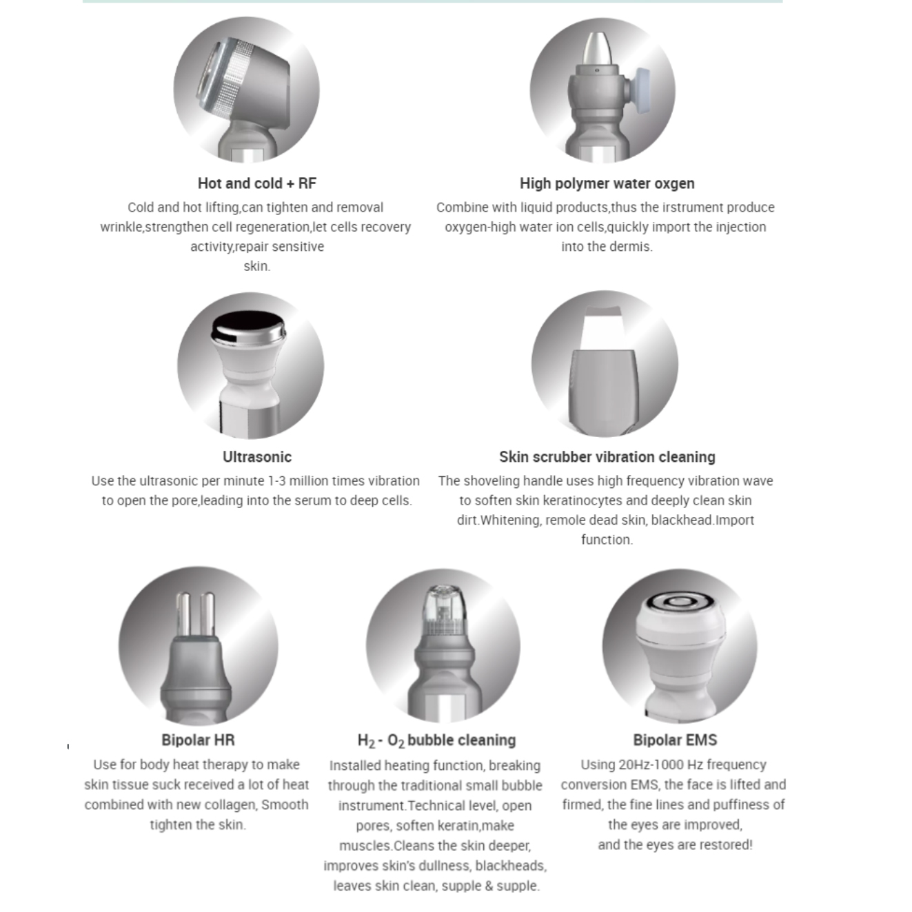 7合1 小气泡 - SMIO #242 - Professional HydraFacial / Oxygen Infusion equipment by SMIO
