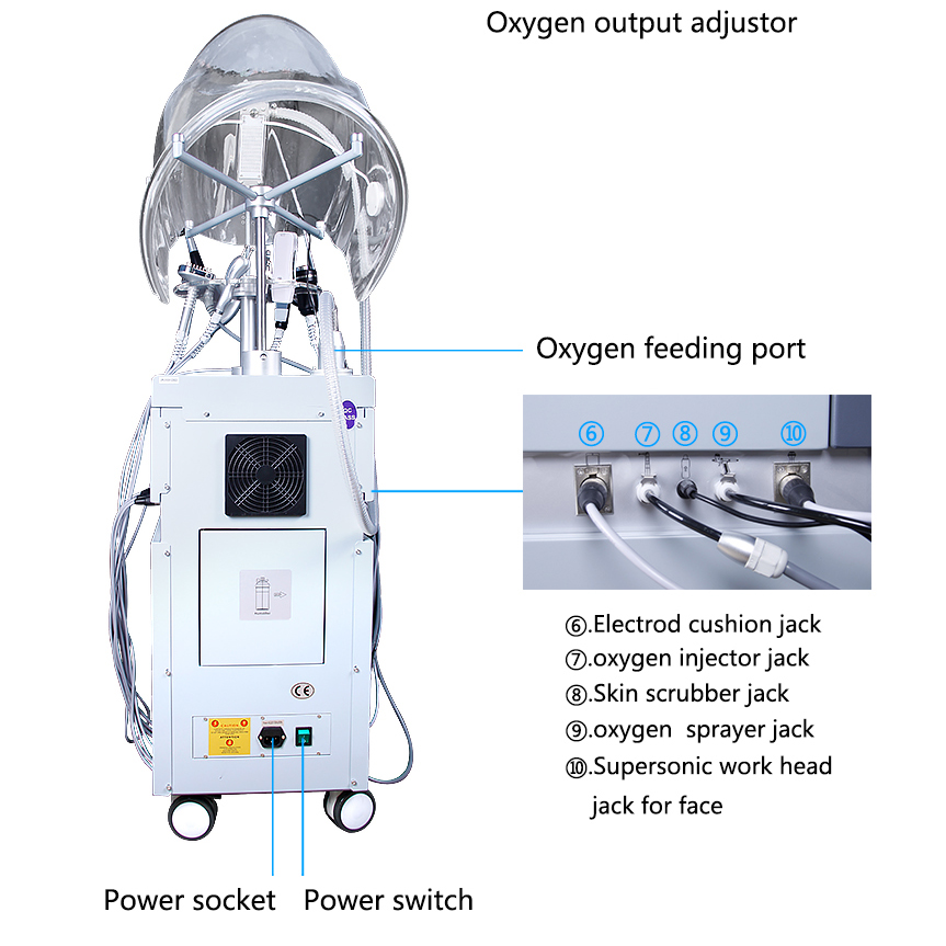 10合1 大气泡 - SMIO #265 - Professional HydraFacial / Oxygen Infusion equipment by SMIO