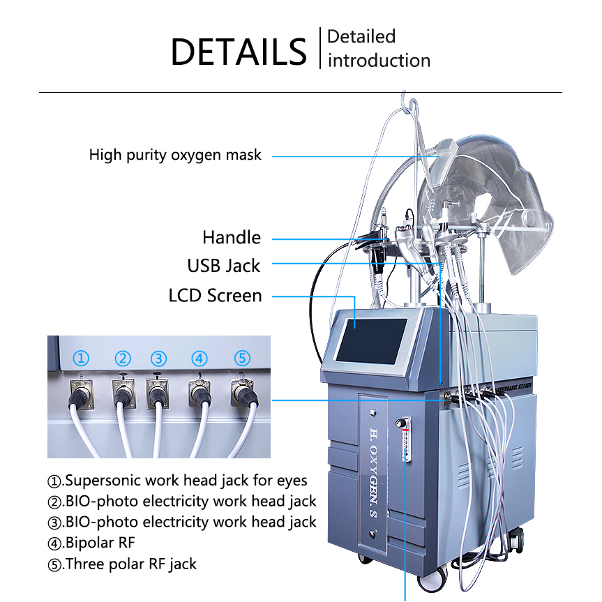 10合1 大气泡 - SMIO #265 - Professional HydraFacial / Oxygen Infusion equipment by SMIO