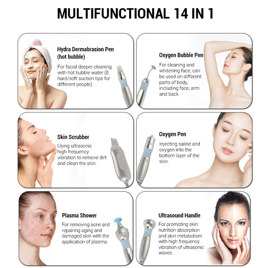 15合1大气泡 - SMIO #337 - Professional HydraFacial / Oxygen Infusion equipment by SMIO