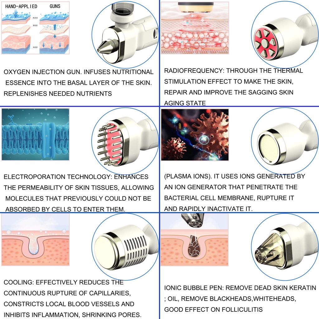 7合1小气泡 - SMIO #342 - Professional HydraFacial / Oxygen Infusion equipment by SMIO