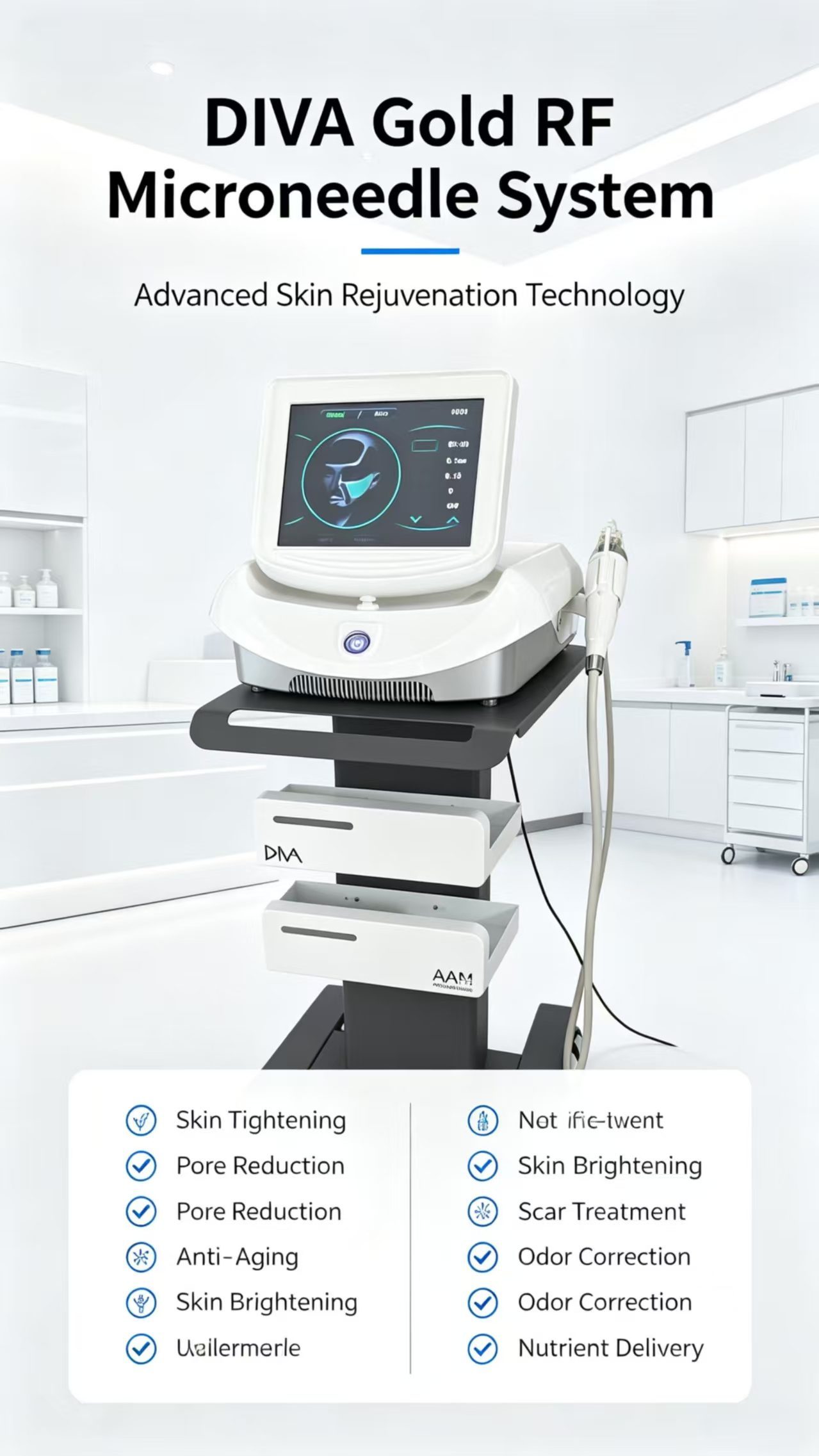 DIVA Gold RF Microneedle System
